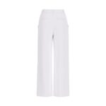 Guess W5yb67wcwa0 Jenny Wıde Leg Lınen Kadın Pantolon – BEYAZ - Görsel 2