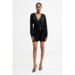 Guess W5yd09whcm0 Ls Malorıe Belted Kadın Elbise – SİYAH - Görsel 2