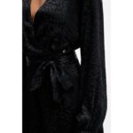 Guess W5yd09whcm0 Ls Malorıe Belted Kadın Elbise – SİYAH - Görsel 5