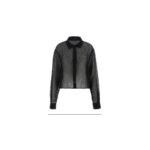 Guess W5yh0yw0070 Ls Jadorı Crop Kadın Bluz – SİYAH