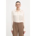 Guess W5yh1awhcr2 Ls Marthe Logo Kadın Gömlek – KREM