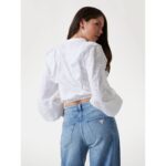 Guess W5yh80when0 Ls Serın Kadın Bluz – BEYAZ - Görsel 3