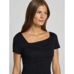 Guess W5yk17kcmu2 Ss Maelıce Fıt And Kadın Elbise – SİYAH - Görsel 4