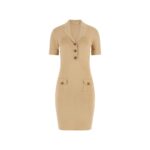 Guess W5yk29z0130 Ss Felıcıty Kadın Elbise – KAHVERENGİ - Görsel 4