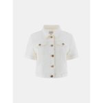 Guess W5yn54d4t50 Ss Sexy Crop Kadın Ceket – KREM - Görsel 5