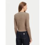 Guess W5yr09z0130 Ls Cn Emmıe Cardı Kadın Sweaters – KAHVERENGİ - Görsel 3
