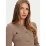 Guess W5yr09z0130 Ls Cn Emmıe Cardı Kadın Sweaters – KAHVERENGİ - Görsel 4