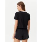 Guess V5gı18ı3z14 Fılanta Crop Tee Kadın Tshırt – SİYAH - Görsel 3