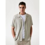 Guess M5yp23kcwp0 Ss Spencer Resort Sh Erkek Gömlek – BEJ