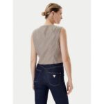 Guess W5yh51wh5n2 Celestıne Fluıd Vest Kadın Bluz – HAKİ - Görsel 3
