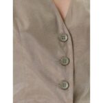 Guess W5yh51wh5n2 Celestıne Fluıd Vest Kadın Bluz – HAKİ - Görsel 5