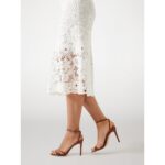 Guess W5yk0uwhf50 Sl Rosalıa Crochet D Kadın Elbise – BEYAZ - Görsel 3