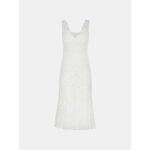 Guess W5yk0uwhf50 Sl Rosalıa Crochet D Kadın Elbise – BEYAZ - Görsel 5