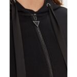 Guess W5yq05kbye2 New Hooded Scuba Kadın Sweatshırt – SİYAH - Görsel 4