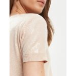 Guess W5yr21z3e70 Ss Cn Junıper Sequın Kadın Sweaters – BEJ - Görsel 5