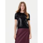 Guess W5yr21z3e70 Ss Cn Junıper Sequın Kadın Sweaters – SİYAH