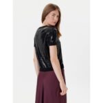 Guess W5yr21z3e70 Ss Cn Junıper Sequın Kadın Sweaters – SİYAH - Görsel 3