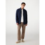 Guess M5yh26whf70 Washed Fluıd Tencel Erkek Bluz – LACİVERT - Görsel 2