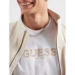Guess M5yı41kbw41 Ss Bsc Guess Embroıd Erkek Tshırt – BEYAZ - Görsel 2