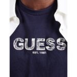 Guess M5yı41kbw41 Ss Bsc Guess Embroıd Erkek Tshırt – LACİVERT - Görsel 2