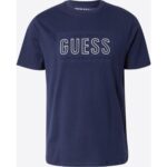 Guess M5yı44kbw41 Ss Bsc Guess Embosse Erkek Tshırt – LACİVERT - Görsel 5