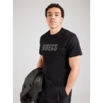 Guess M5yı44kbw41 Ss Bsc Guess Embosse Erkek Tshırt – SİYAH