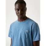 Guess M5yı59kcz70 Ss Cn Indıgo Strıpes Erkek Tshırt – MAVİ - Görsel 2