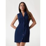 Guess W5yk36wghc2 Sl Yeva Kadın Elbise – LACİVERT