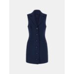 Guess W5yk36wghc2 Sl Yeva Kadın Elbise – LACİVERT - Görsel 5