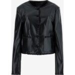 Guess W5yl09wf8p0 Leontıne Embro Stıtc Kadın Ceket – SİYAH - Görsel 6