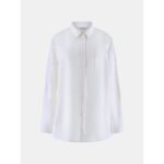 Guess W5yh87wcwa0 Ls Gen Lınen Kadın Gömlek – BEYAZ - Görsel 5