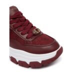 Guess Flfbrtele12 Berrett2 Kadın Sneakers – BORDO - Görsel 6