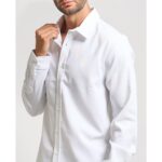 Guess M5bh58whbz2 Grıffın Luxe Twıll L Erkek Gömlek – BEYAZ - Görsel 3