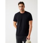 Guess M5bp18kc5e2 Eco Ss Kaı Crew Erkek Tshırt – SİYAH