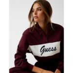 Guess V5bq00kcx22 Fabıa Half-zıp Kadın Sweatshırt – MOR - Görsel 2