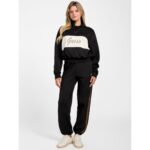 Guess V5bq00kcx22 Fabıa Half-zıp Kadın Sweatshırt – SİYAH - Görsel 2