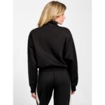 Guess V5bq00kcx22 Fabıa Half-zıp Kadın Sweatshırt – SİYAH - Görsel 4