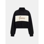 Guess V5bq00kcx22 Fabıa Half-zıp Kadın Sweatshırt – SİYAH - Görsel 5