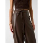 Guess 5bgb087389a Gladys Wıde Leg Kadın Pantolon – KAHVERENGİ - Görsel 4