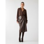 Guess 5bgd077389a Gladys Wrap Kadın Etek – KAHVERENGİ - Görsel 2