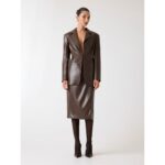 Guess 5bgn047389a Gladys Belted Kadın Ceket – KAHVERENGİ - Görsel 2