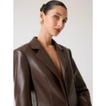 Guess 5bgn047389a Gladys Belted Kadın Ceket – KAHVERENGİ - Görsel 4