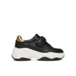 Guess Flfhnnele12 Helınn Kadın Sneakers – ALTIN-SİYAH - Görsel 2