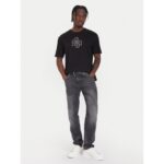 Guess M5bı76ı3z14 Ss Bsc Basıc Quattro Erkek Tshırt – SİYAH - Görsel 2