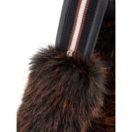 Guess W5bz10w3790 Katıa Faux Fur Kadın Çanta – KAHVERENGİ-SİYAH - Görsel 3
