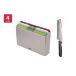 Jj 60230 Folio Icon Kesme Tahtası Takımı Şef Bıçaklı Renkli – STANDART