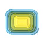 Jj 81060 Nest 4lü Cam Saklama Kapları Renkli – STANDART - Görsel 6