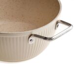 Dublın Granit 7 Parça Tencere Takımı Cream – KREM - Görsel 3