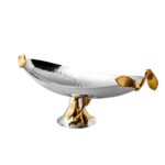 Leaf Gondol 12431 47x19x21cm Silver – STANDART