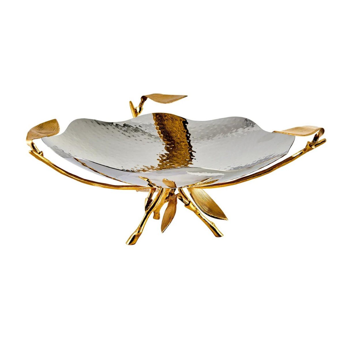 160497-0-leaf-ayakli-servislik-28x15cm-silver-015191ec3cfa Leaf Ayaklı Servislik 28x15cm Silver – STANDART - Görsel 1